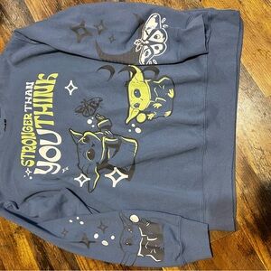 Star Wars Blue Sweatshirt with Yellow and Gray Accents